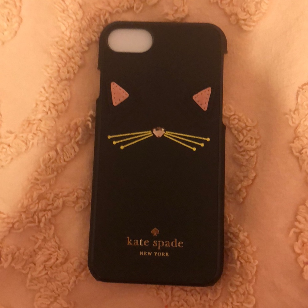 Cat Kate spade I phone 7 case never used